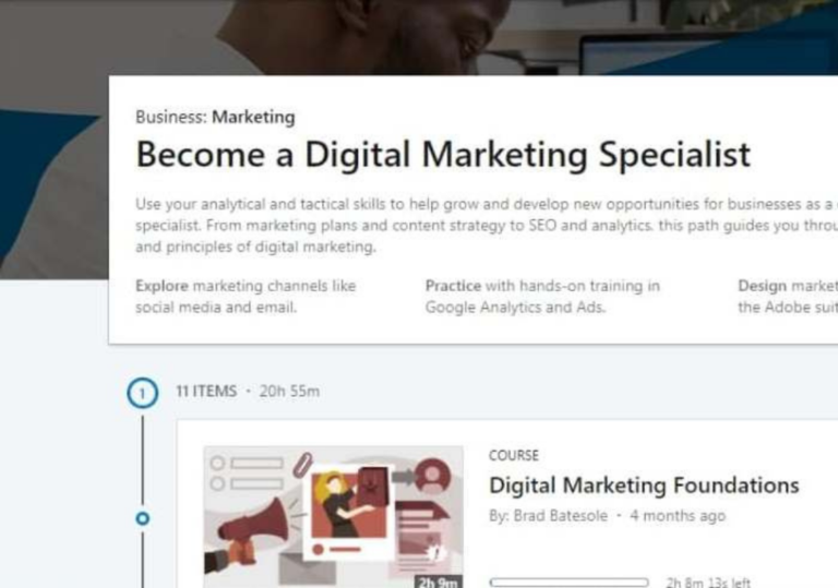 Linkedin Learning Digital Marketing Course
