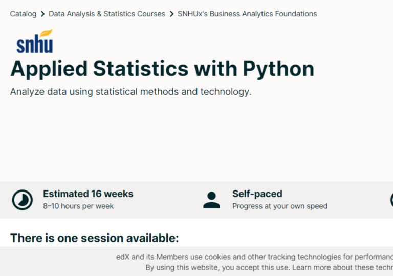 Applied Statistics with Python